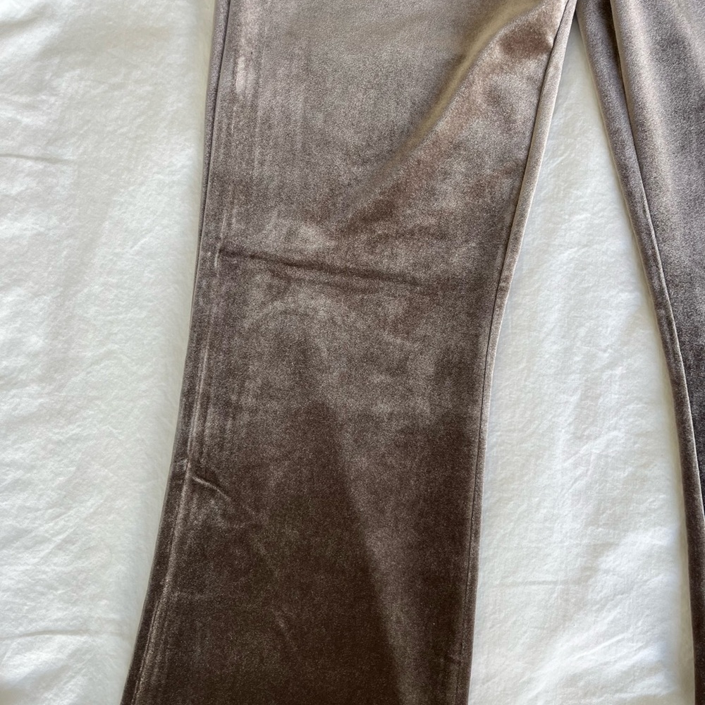 ZARA Flared brown pants / leggings - Picture 4 of 7